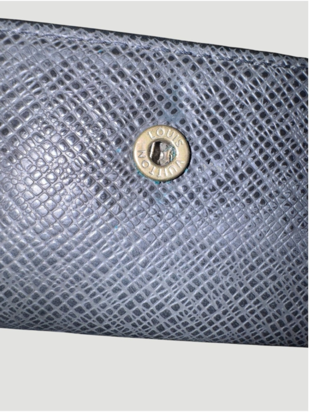 Louis Vuitton Black Taiga Amerigo Leather Wallet and Card Holder Set In Box - Picture 11 of 16